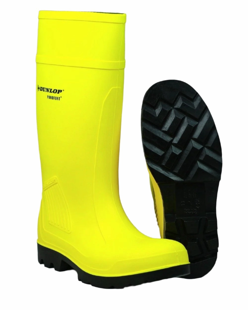 Shoes Dunlop Dunlop Purofort Professional Full Safety Wellingtons - Yellow