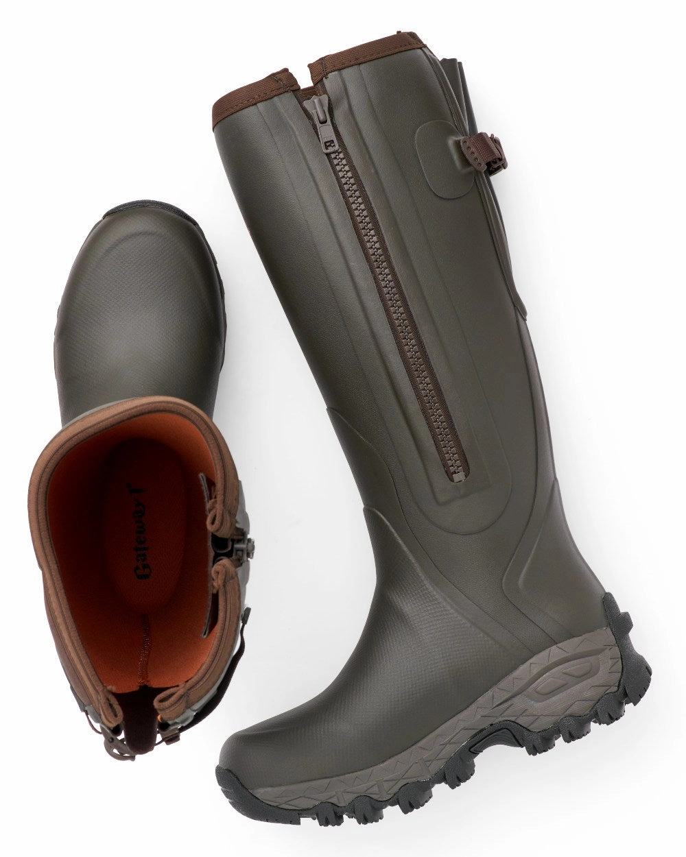 Shoes Gateway1 Gateway1 Moor Country Lady 17" 3mm Side-Zip Wellingtons