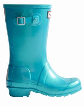 Shoes Hunter Wellies Hunter Big Kids Original Pearlised Wellington Boots