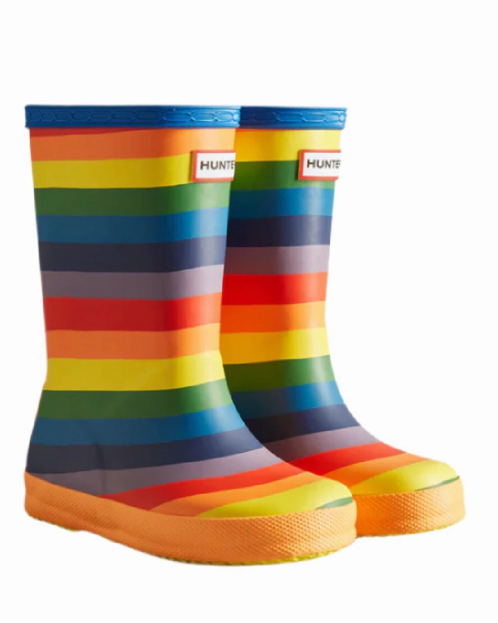 Shoes Hunter Wellies Hunter Kids First Classic Rainbow Print Wellington Boots