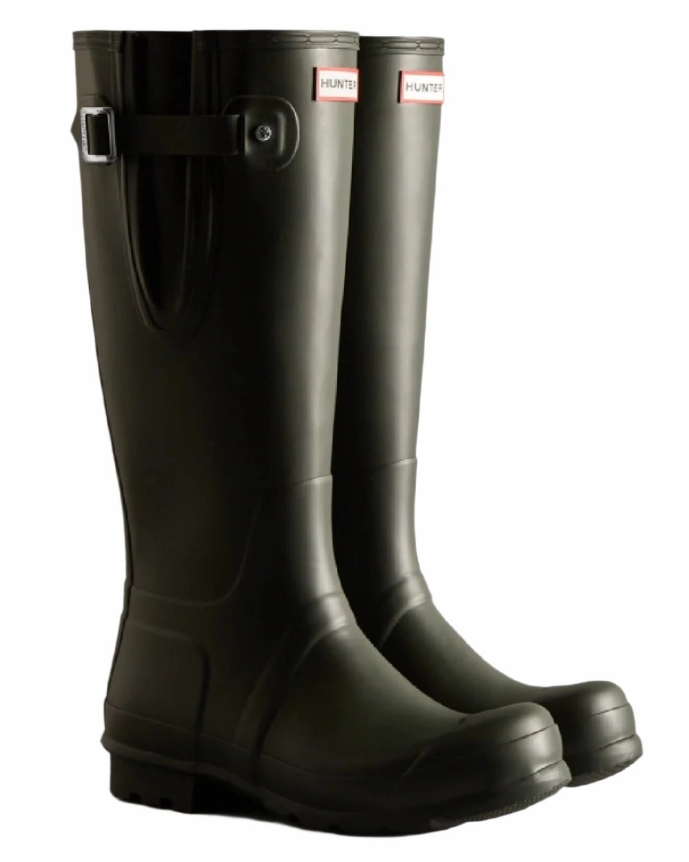 Shoes Hunter Wellies Hunter Mens Tall Side Adjustable Wellington Boots