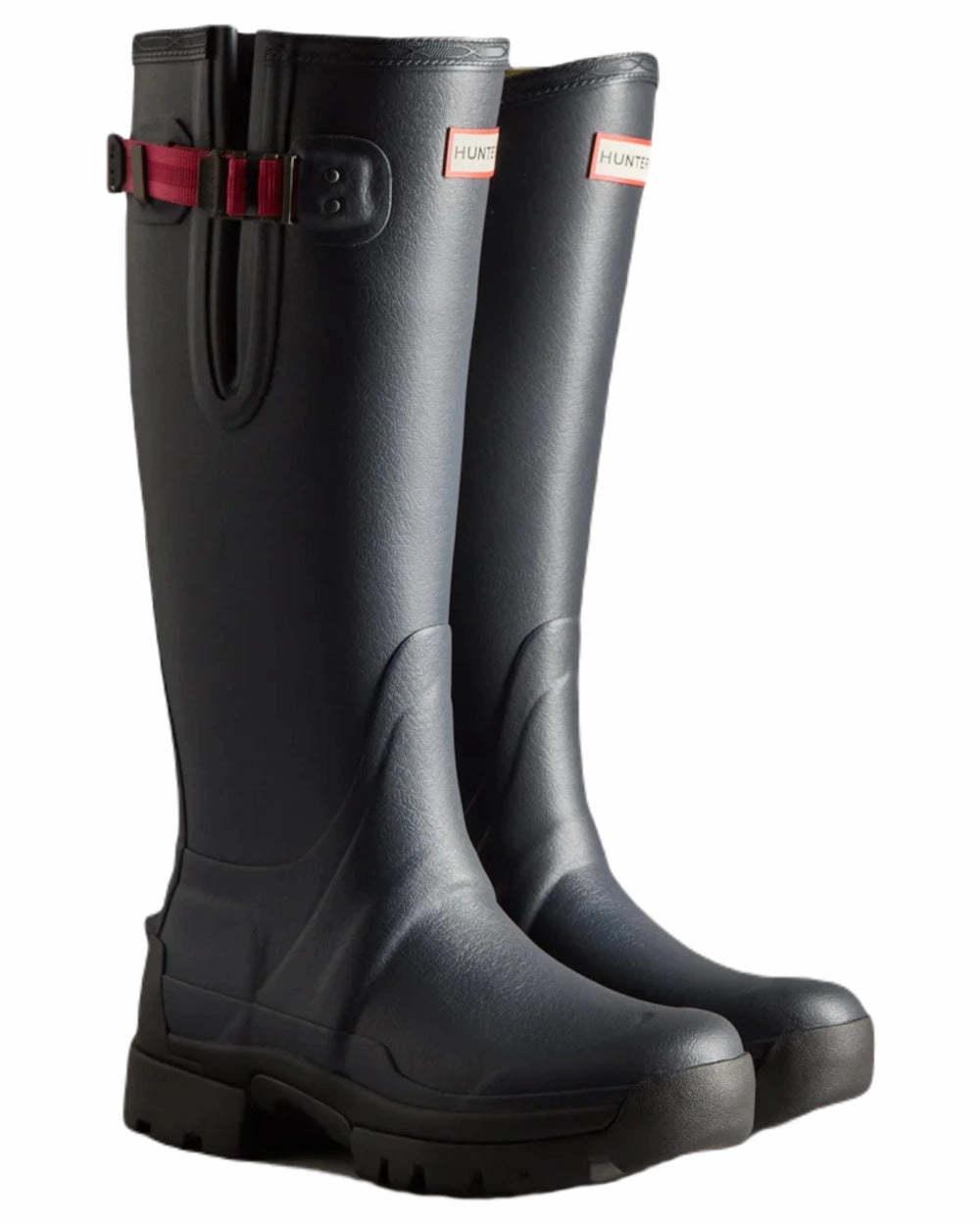Shoes Hunter Wellies Hunter Womens Balmoral Neoprene Adjustable Wellingtons