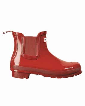 Shoes Hunter Wellies Hunter Womens Original Chelsea Gloss Boots