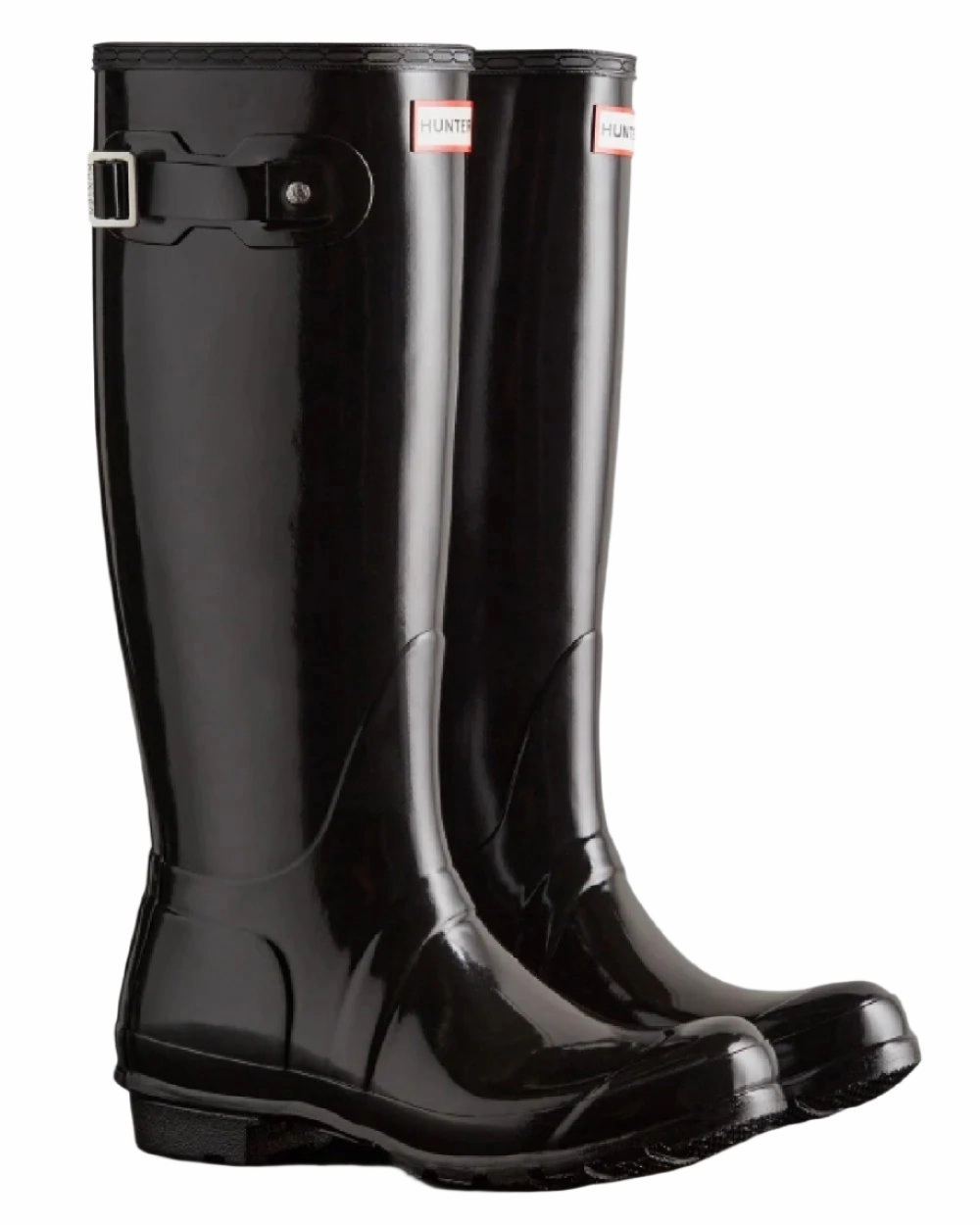 Shoes Hunter Wellies Hunter Womens Original Tall Gloss Wellington Boots