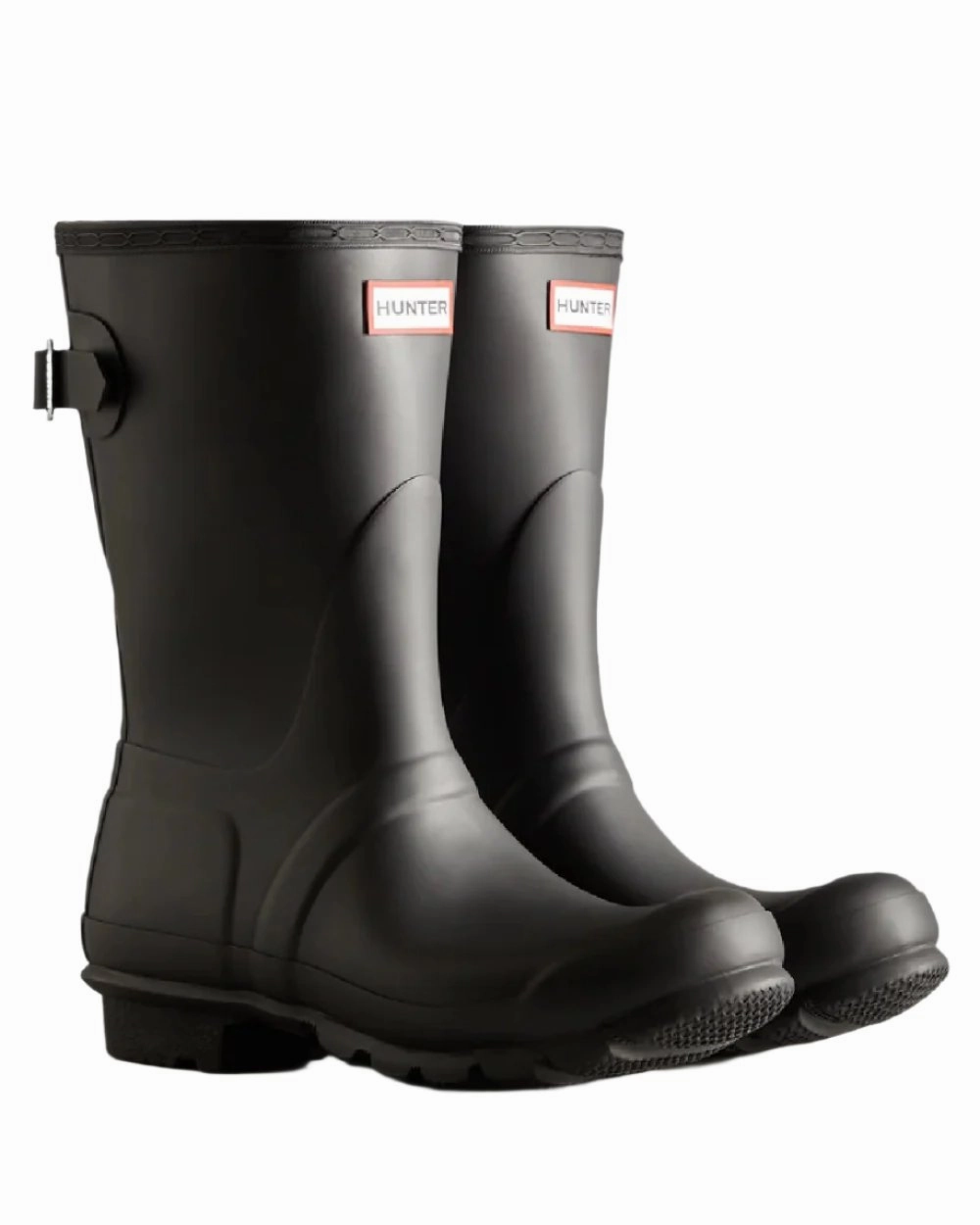 Shoes Hunter Wellies Hunter Womens Originals Short Back Adjustable Wellington Boots