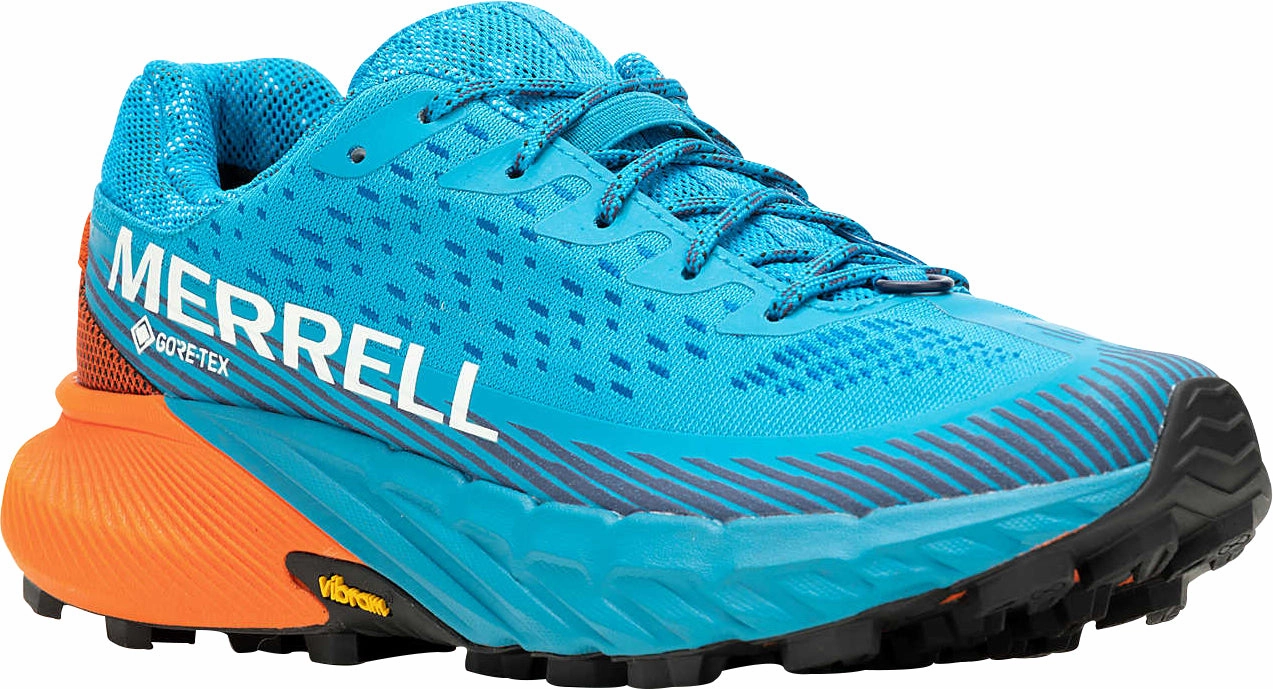 Shoes Merrell Merrell Agility Peak 5 GORE-TEX Womens Trail Running Shoes - Blue