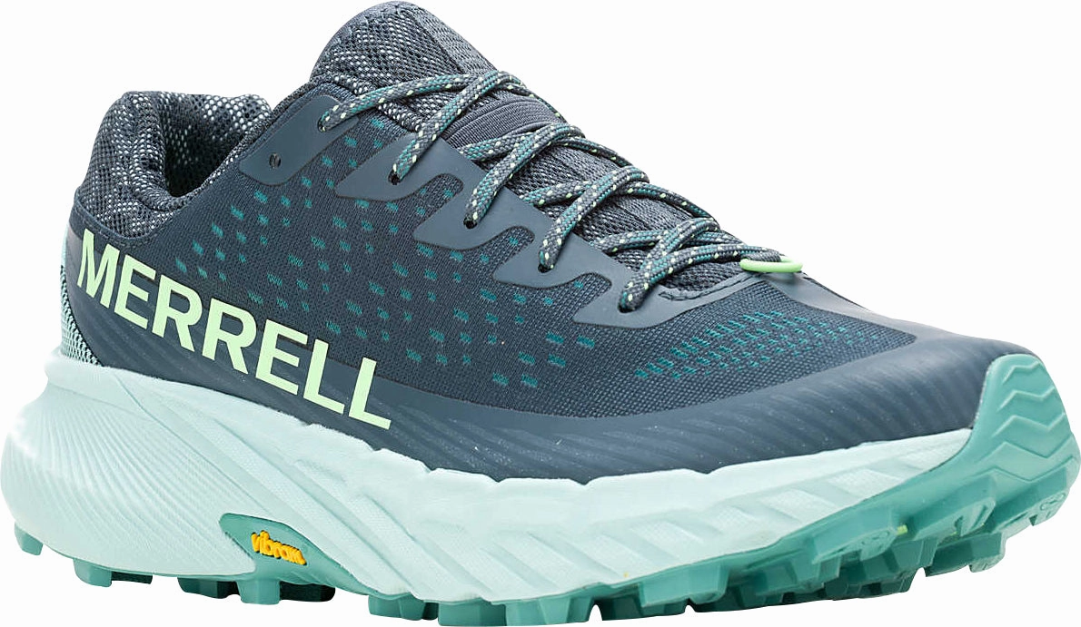 Shoes Merrell Merrell Agility Peak 5 Mens Trail Running Shoes - Grey