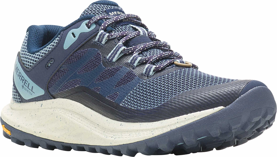 Shoes Merrell Merrell Antora 3 GORE-TEX Womens Trail Running Shoes - Blue