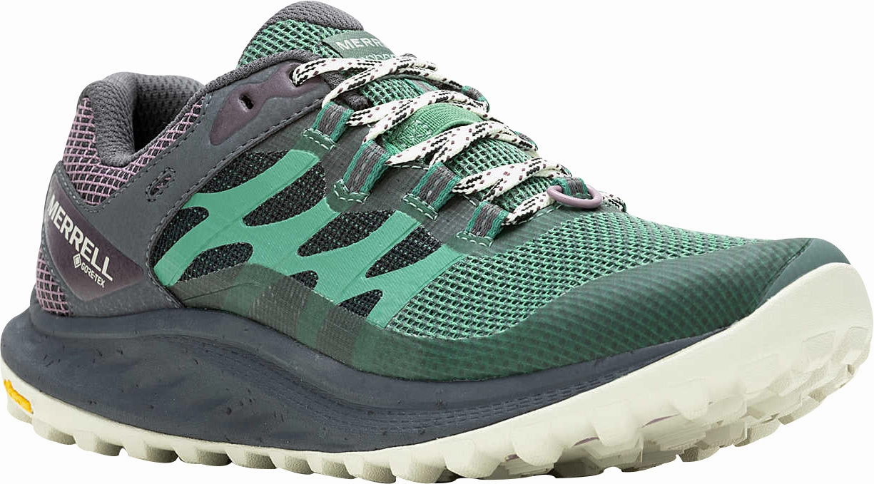 Shoes Merrell Merrell Antora 3 GORE-TEX Womens Trail Running Shoes - Green
