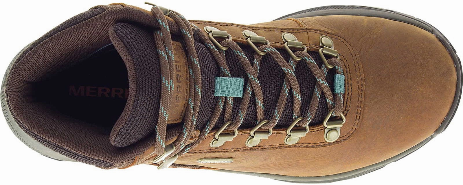 Shoes Merrell Merrell Erie Mid Leather Waterproof Womens Walking Boots - Brown