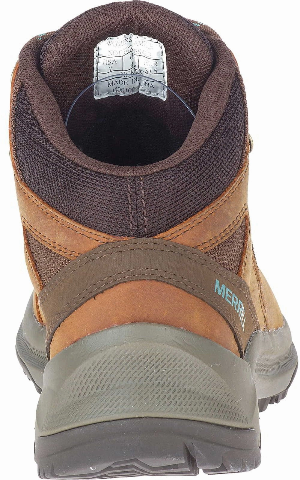 Shoes Merrell Merrell Erie Mid Leather Waterproof Womens Walking Boots - Brown