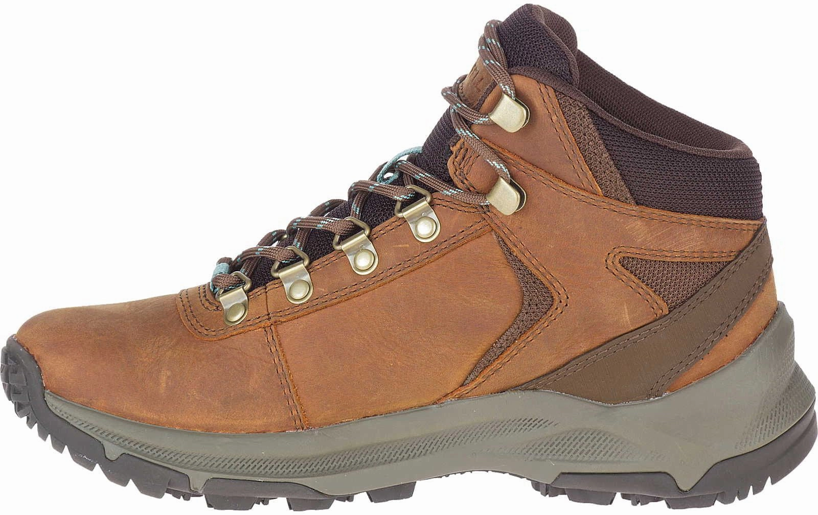 Shoes Merrell Merrell Erie Mid Leather Waterproof Womens Walking Boots - Brown