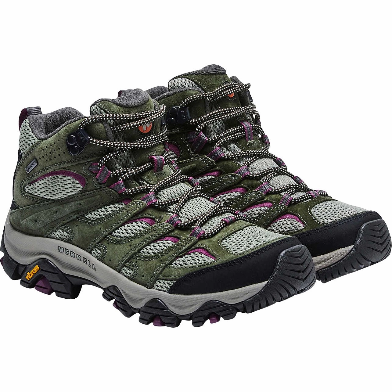 Shoes Merrell Merrell Moab 3 Mid GORE-TEX Womens Walking Boots - Green