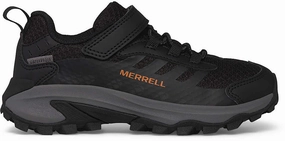 Shoes Merrell Merrell Moab Speed 2 A/C Waterproof Childrens Walking Shoes - Black