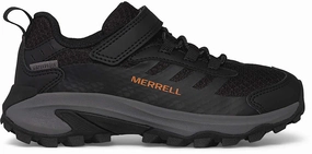 Shoes Merrell Merrell Moab Speed 2 A/C Waterproof Junior Walking Shoes - Black