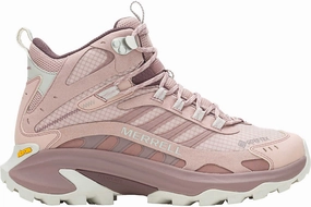 Shoes Merrell Merrell Moab Speed 2 Mid GORE-TEX Womens Walking Boots - Pink