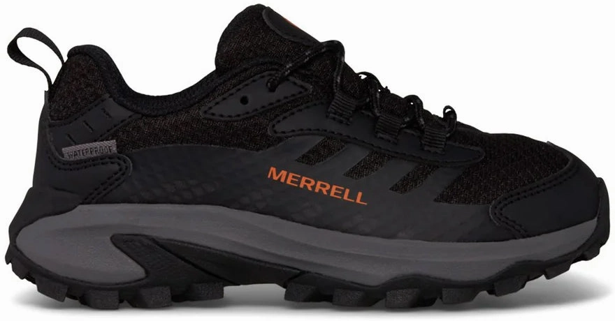 Shoes Merrell Merrell Moab Speed 2 Waterproof Junior Walking Shoes - Black