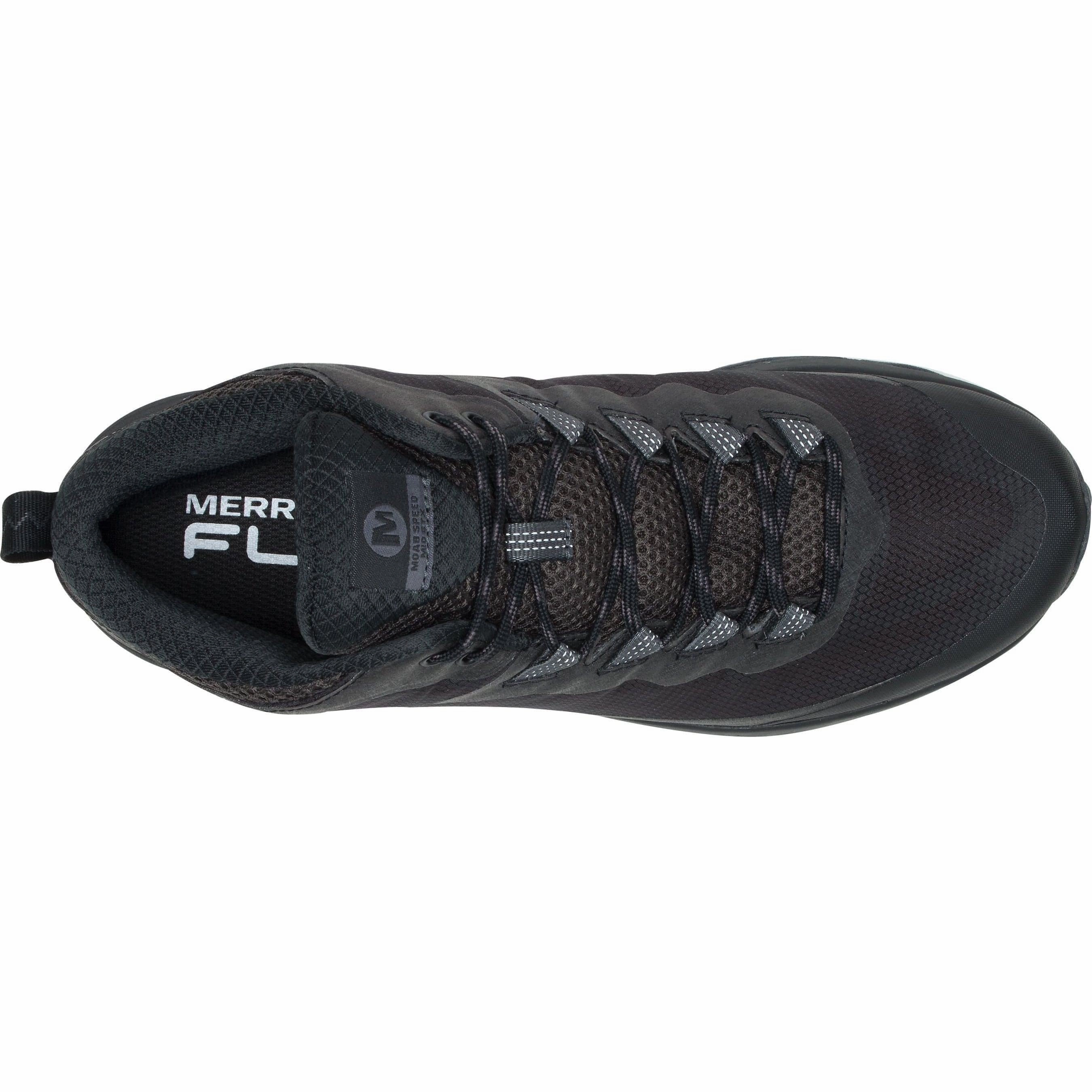 Shoes Merrell Merrell Moab Speed Mid GORE-TEX Mens Walking Boots - Black