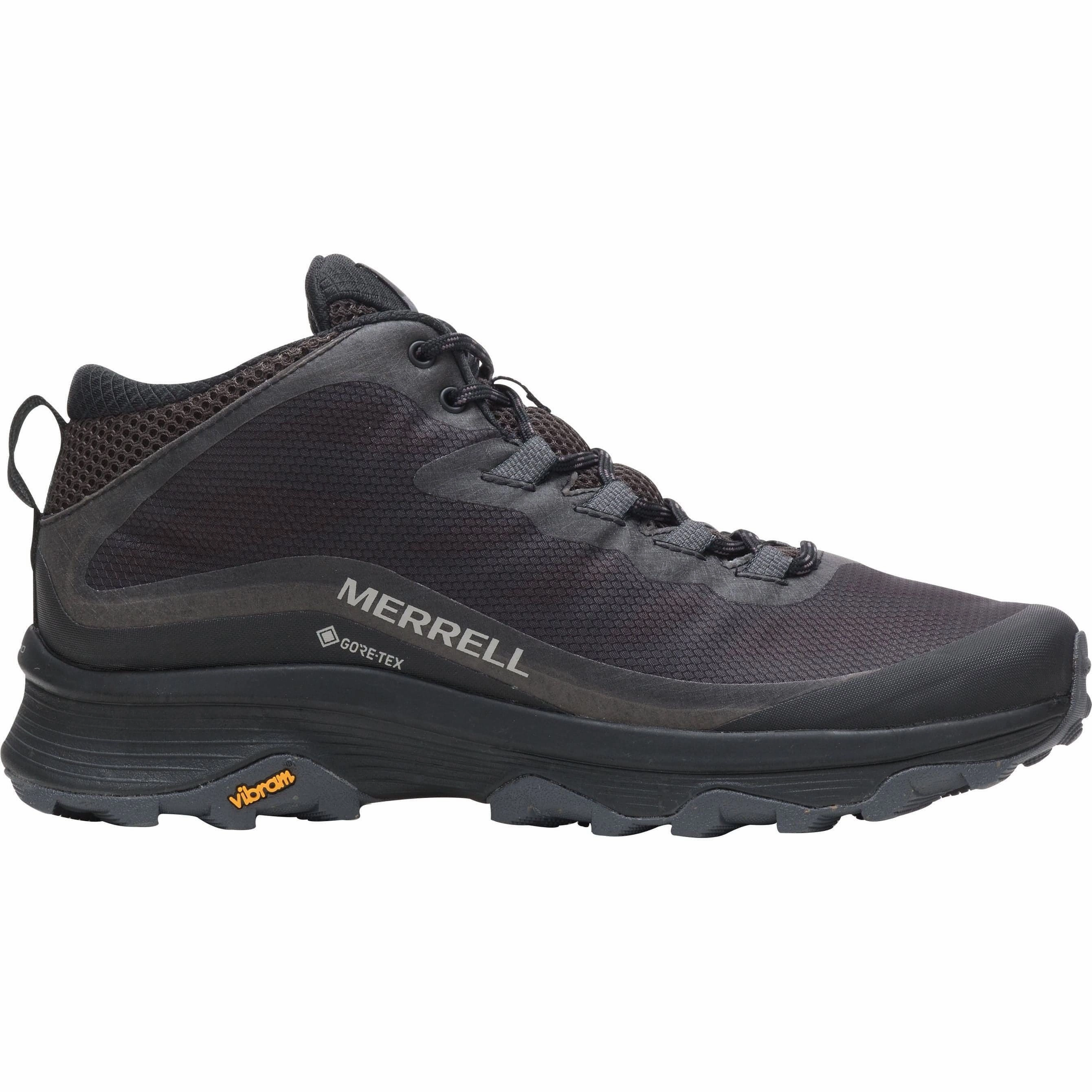 Shoes Merrell Merrell Moab Speed Mid GORE-TEX Mens Walking Boots - Black