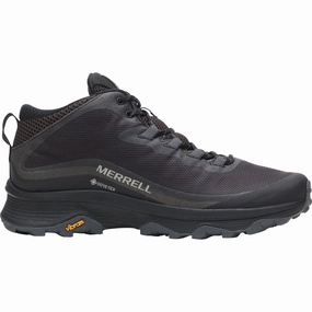 Shoes Merrell Merrell Moab Speed Mid GORE-TEX Mens Walking Boots - Black