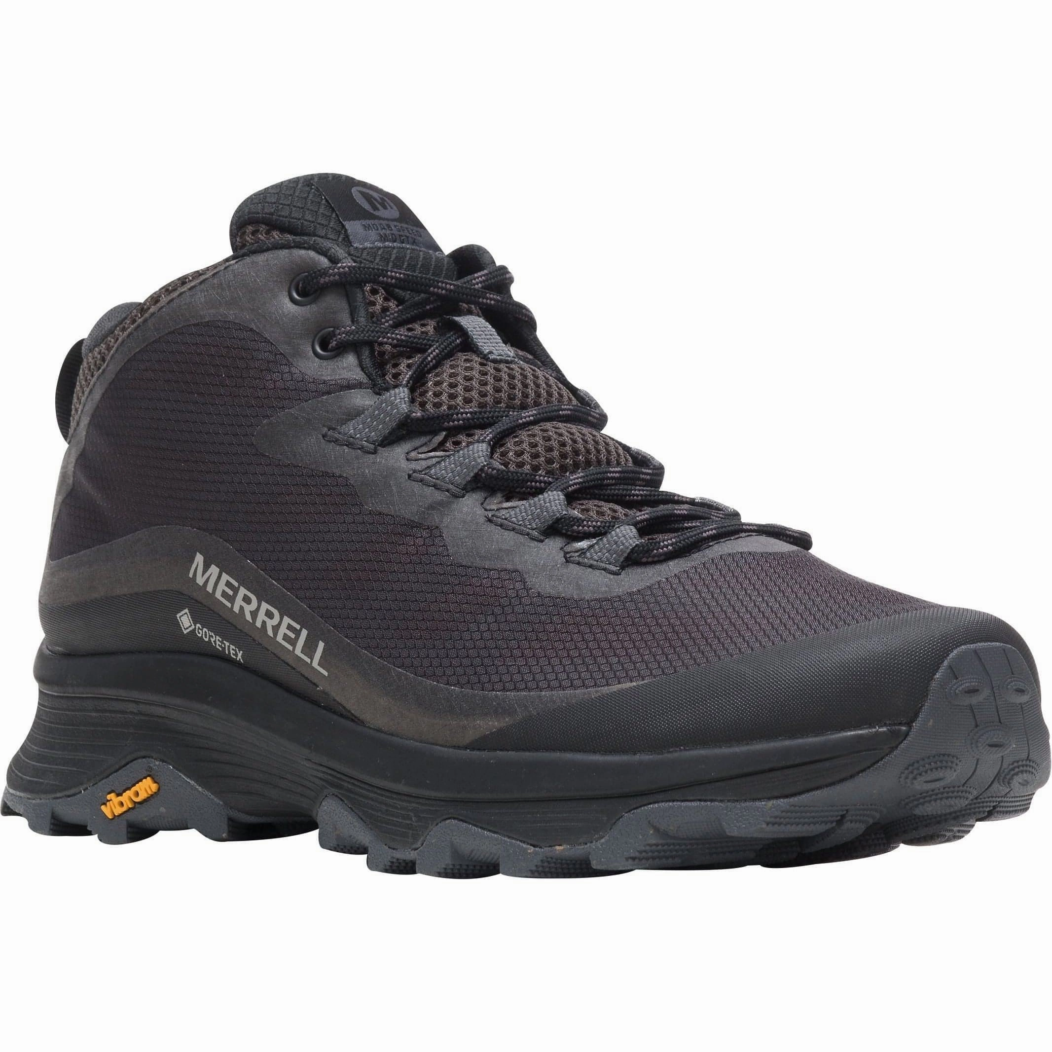 Shoes Merrell Merrell Moab Speed Mid GORE-TEX Mens Walking Boots - Black