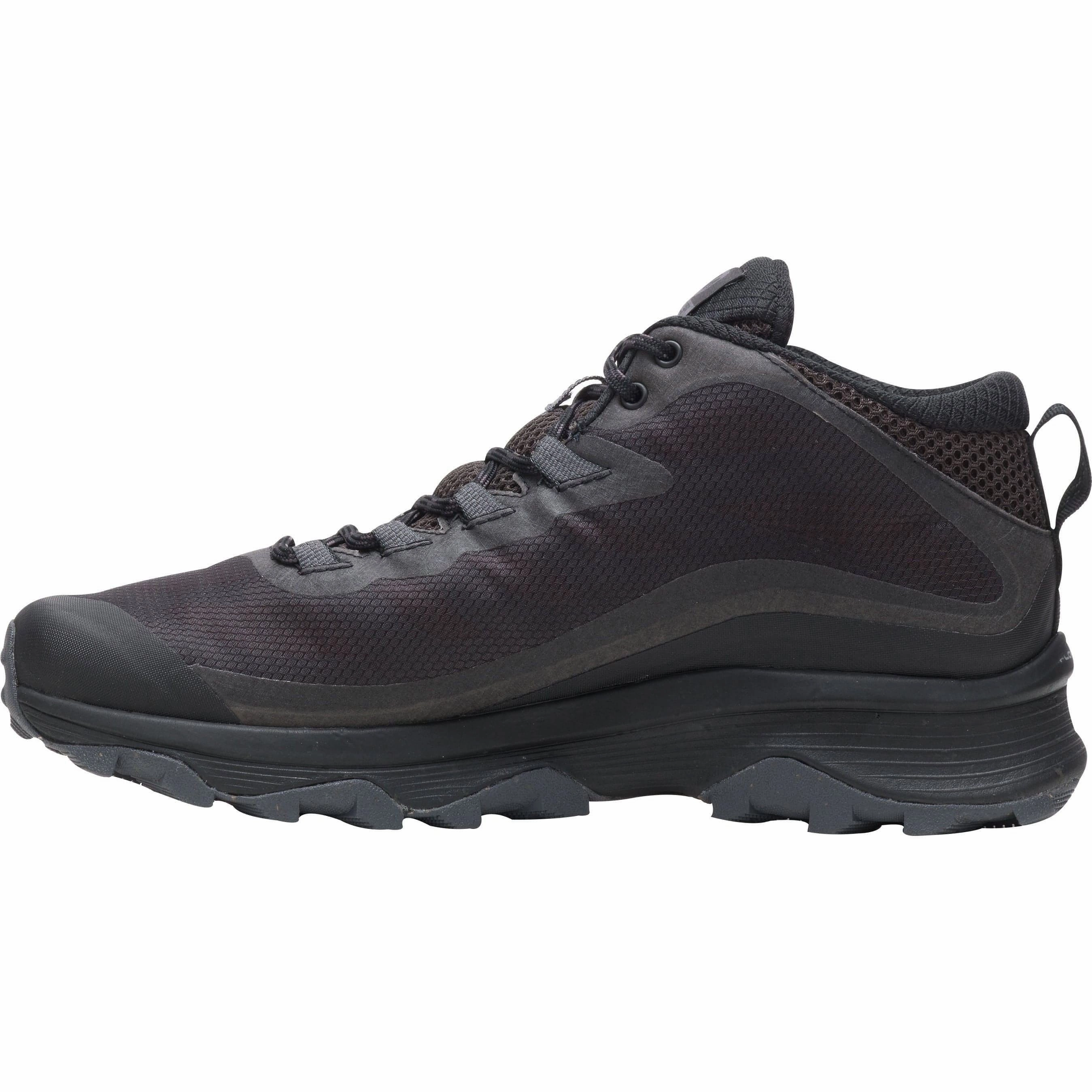 Shoes Merrell Merrell Moab Speed Mid GORE-TEX Mens Walking Boots - Black