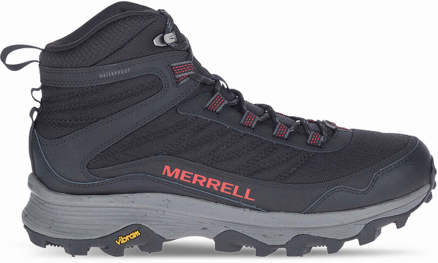 Shoes Merrell Merrell Moab Speed Thermo Spike Mid Waterproof Mens Walking Boots - Black
