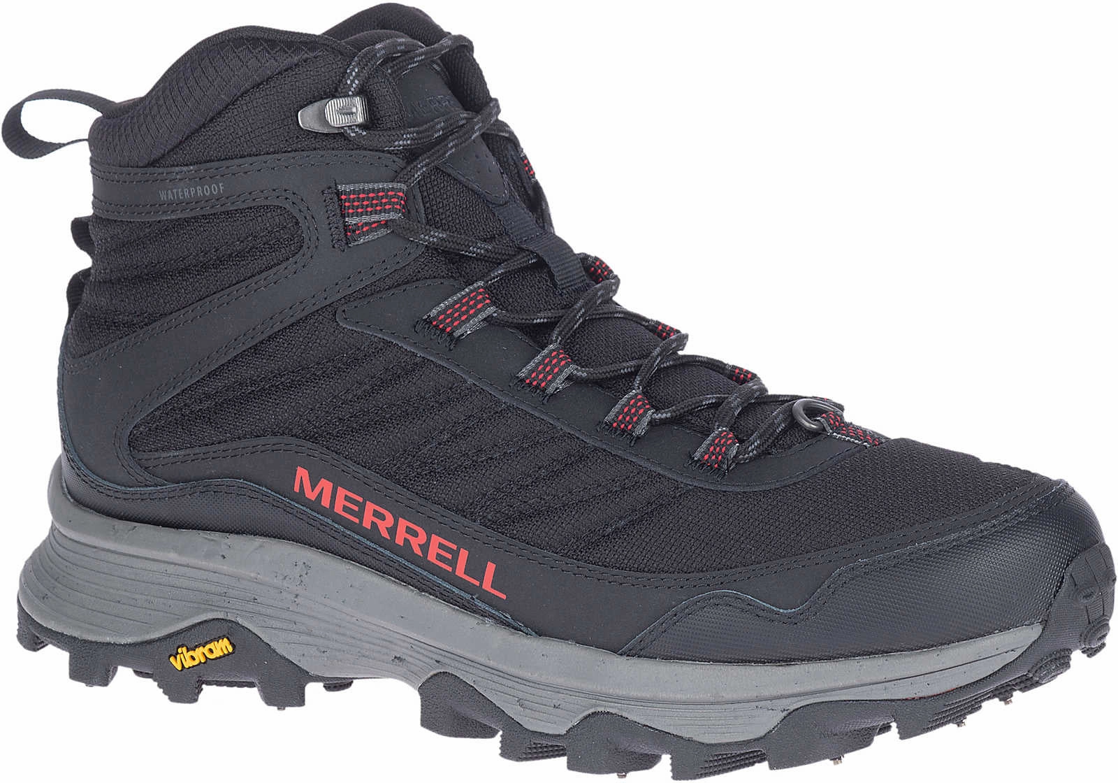 Shoes Merrell Merrell Moab Speed Thermo Spike Mid Waterproof Mens Walking Boots - Black