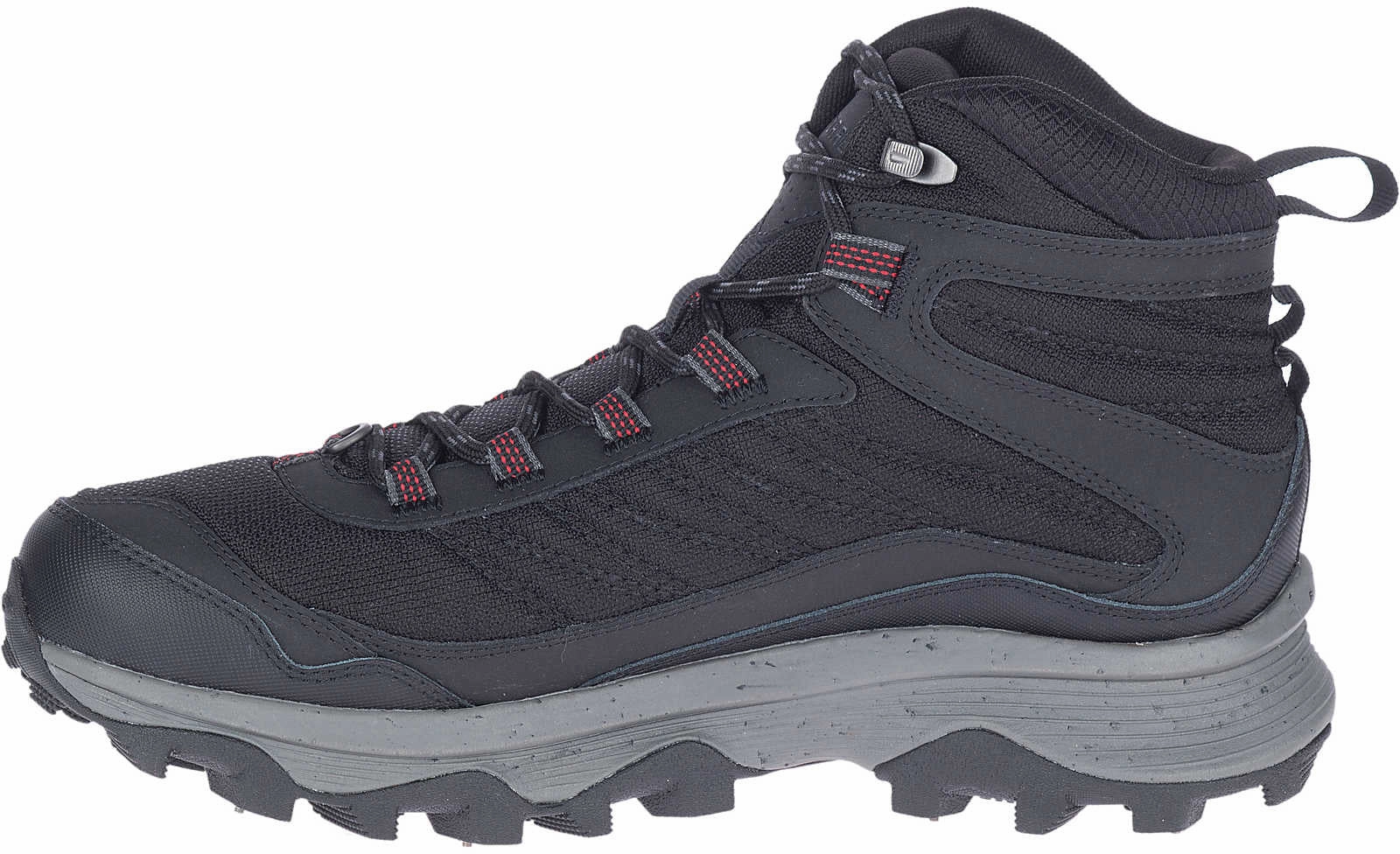 Shoes Merrell Merrell Moab Speed Thermo Spike Mid Waterproof Mens Walking Boots - Black