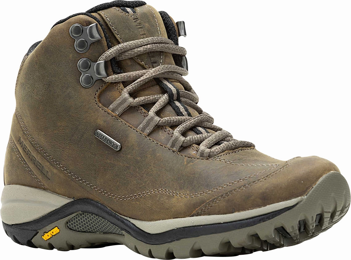 Shoes Merrell Merrell Siren Traveller 3 Mid Womens Waterproof Walking Boots - Brown
