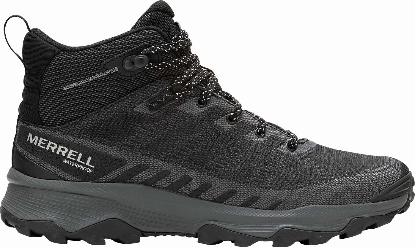 Shoes Merrell Merrell Speed Eco Mid Waterproof Mens Walking Boots - Black