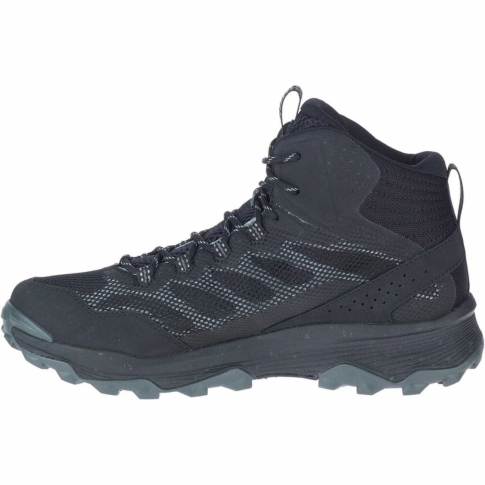 Shoes Merrell Merrell Speed Strike Mid Waterproof Mens Walking Boots - Black