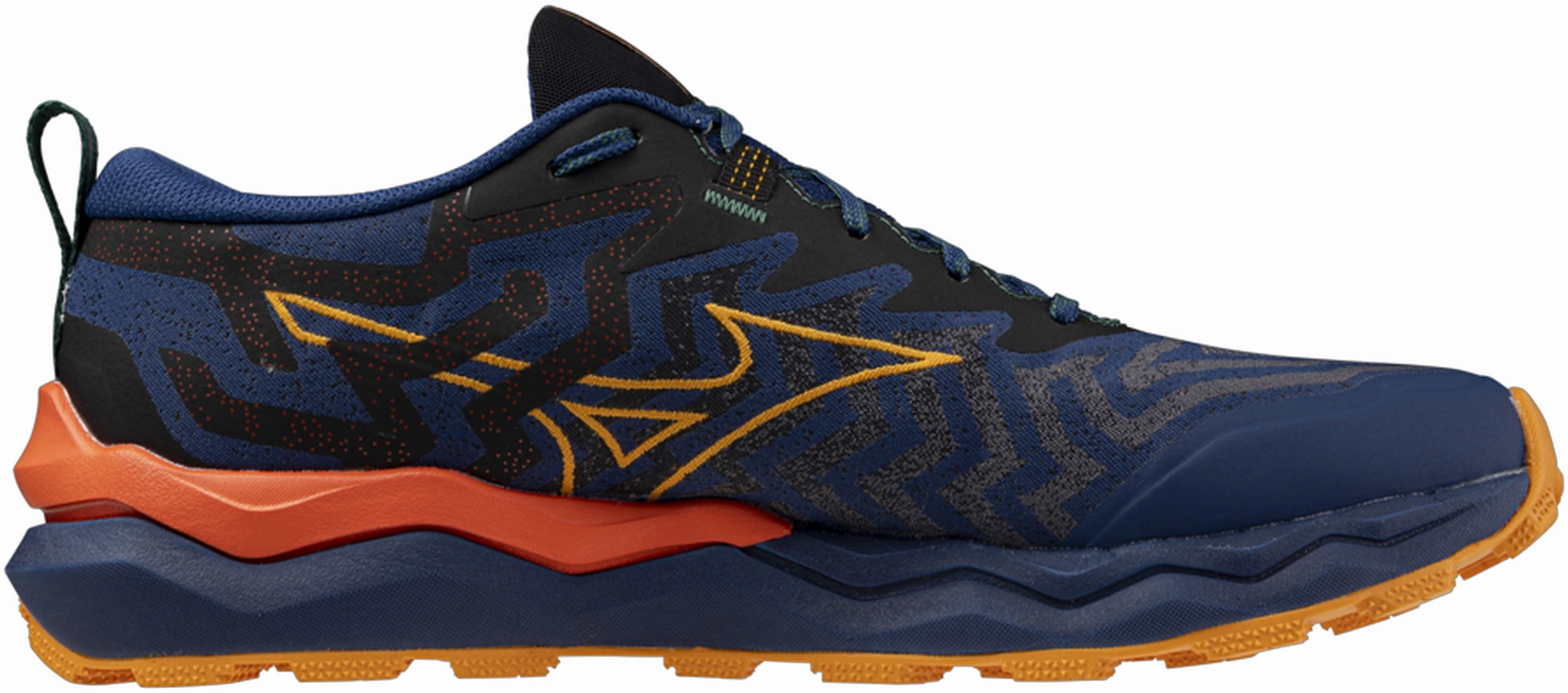 Shoes Mizuno Mizuno Wave Daichi 8 Mens Trail Running Shoes - Blue