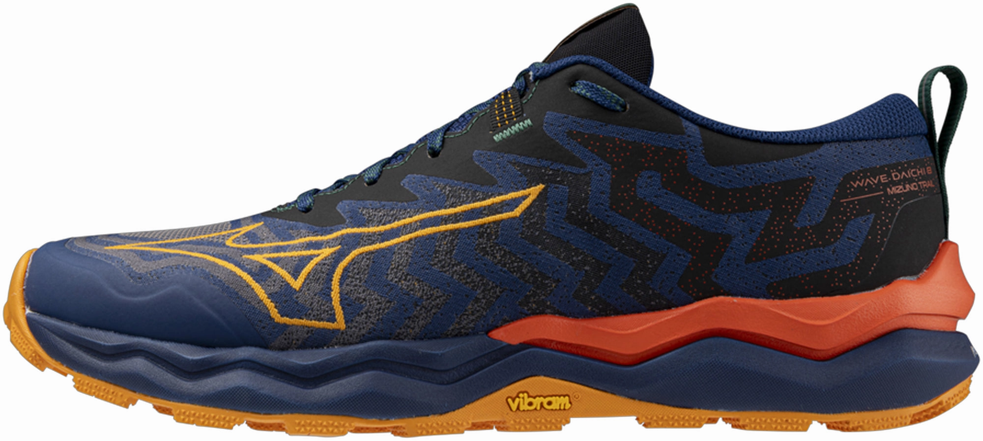 Shoes Mizuno Mizuno Wave Daichi 8 Mens Trail Running Shoes - Blue