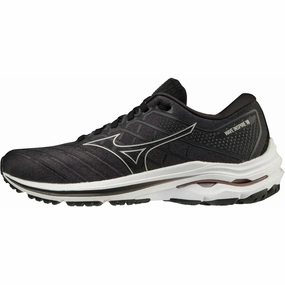 Shoes Mizuno Mizuno Wave Inspire 18 WIDE FIT (D) Womens Running Shoes - Black