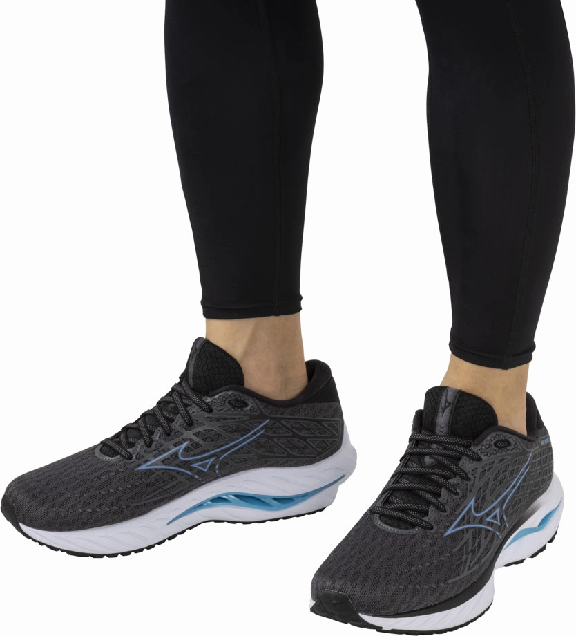 Shoes Mizuno Mizuno Wave Inspire 20 WIDE FIT (2E) Mens Running Shoes - Grey