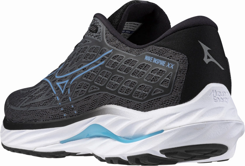 Shoes Mizuno Mizuno Wave Inspire 20 WIDE FIT (2E) Mens Running Shoes - Grey