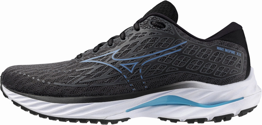 Shoes Mizuno Mizuno Wave Inspire 20 WIDE FIT (2E) Mens Running Shoes - Grey