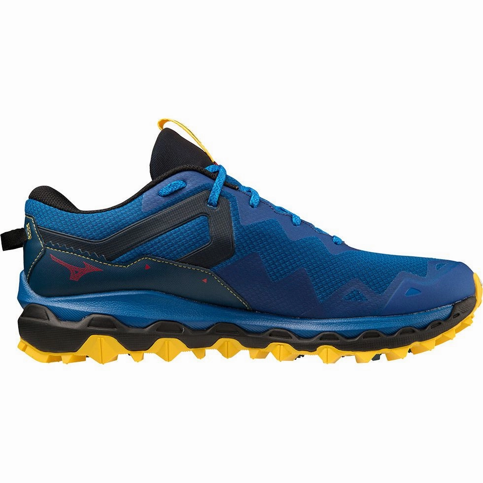 Shoes Mizuno Mizuno Wave Mujin 9 Mens Trail Running Shoes - Blue