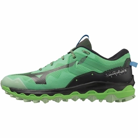 Shoes Mizuno Mizuno Wave Mujin 9 Mens Trail Running Shoes - Green