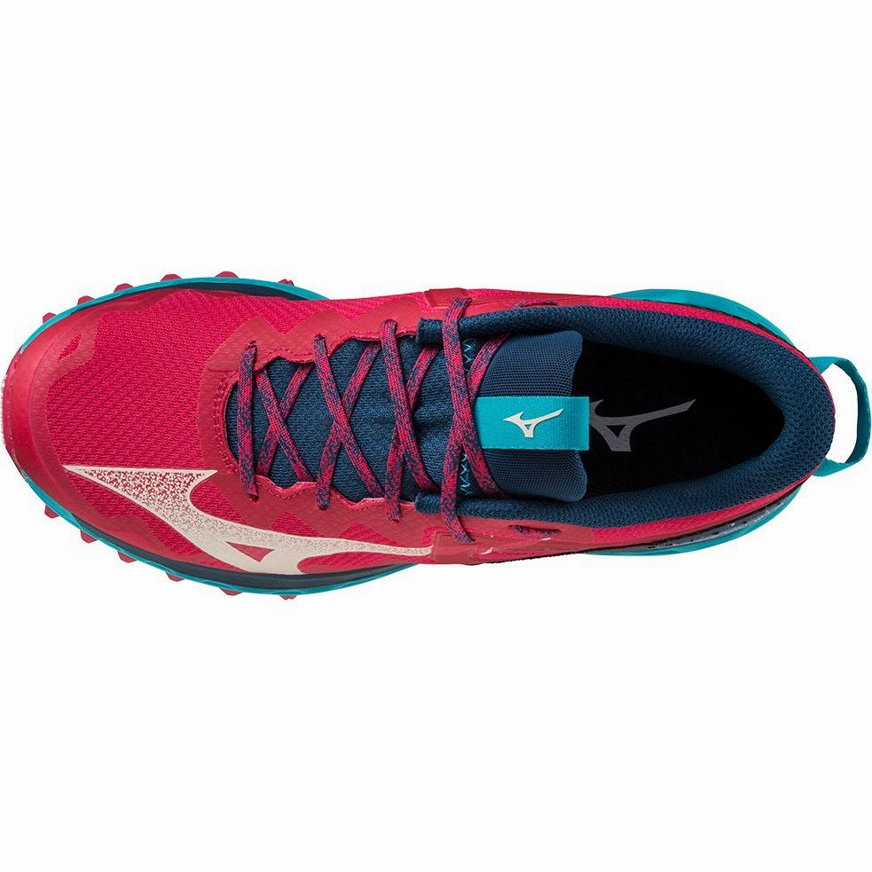 Shoes Mizuno Mizuno Wave Mujin 9 Womens Trail Running Shoes - Red