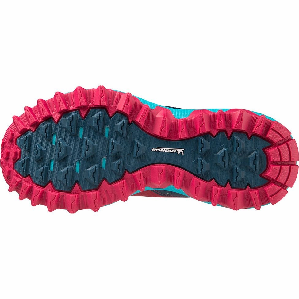 Shoes Mizuno Mizuno Wave Mujin 9 Womens Trail Running Shoes - Red