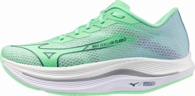 Shoes Mizuno Mizuno Wave Rebellion Flash 2 Mens Running Shoes - Green