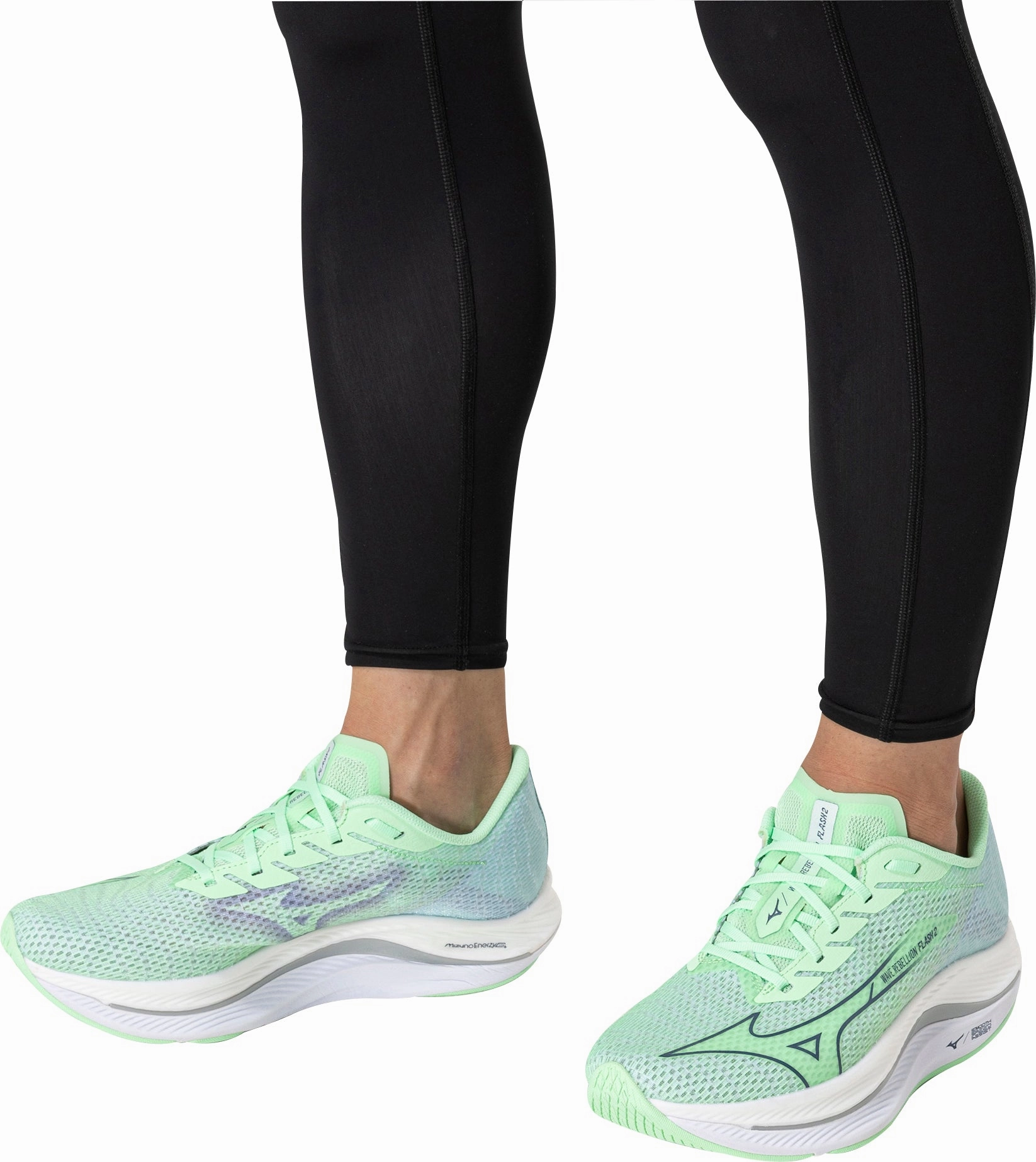 Shoes Mizuno Mizuno Wave Rebellion Flash 2 Mens Running Shoes - Green