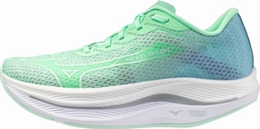 Shoes Mizuno Mizuno Wave Rebellion Flash 2 Womens Running Shoes - Green