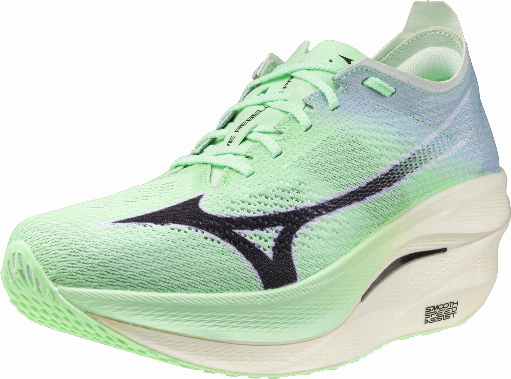 Shoes Mizuno Mizuno Wave Rebellion Pro 3 Running Shoes - Green