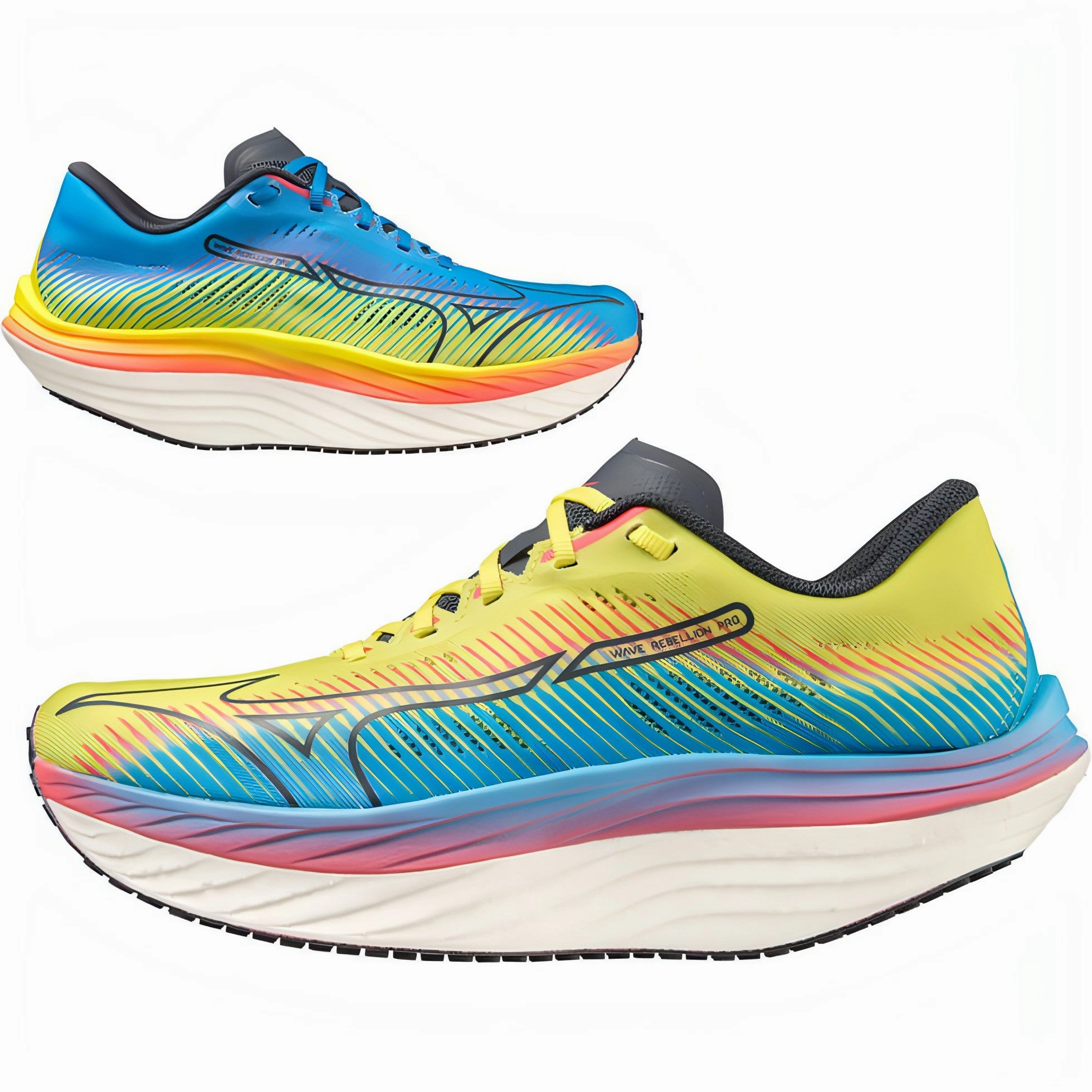 Shoes Mizuno Mizuno Wave Rebellion Pro Mens Running Shoes - Yellow