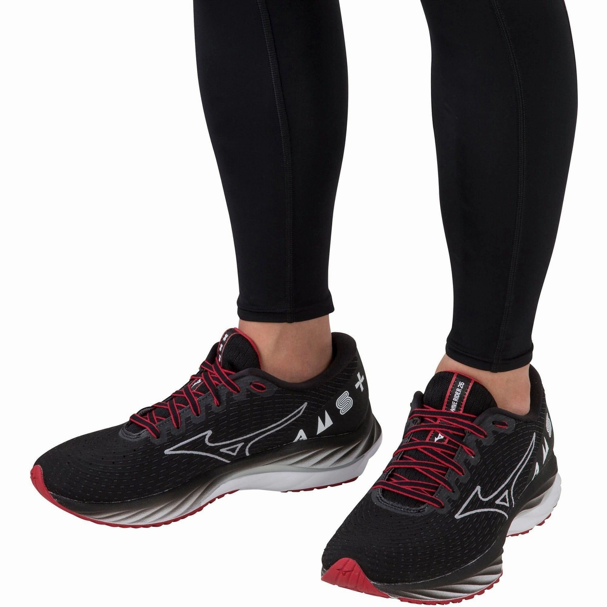 Shoes Mizuno Mizuno Wave Rider 26 Amsterdam Running Shoes - Black