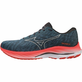 Shoes Mizuno Mizuno Wave Rider 26 Mens Running Shoes - Blue