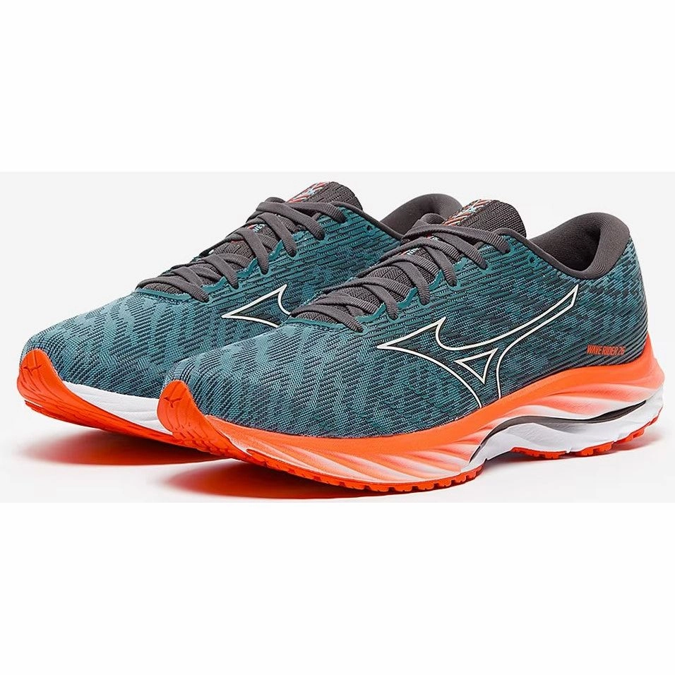 Shoes Mizuno Mizuno Wave Rider 26 Mens Running Shoes - Blue